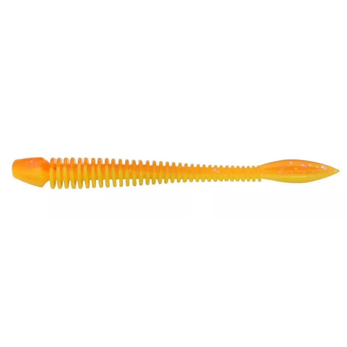 1609952 Gumy Berkley PowerBait Flail 5cm - FLUO ORANGE / SUNSHINE YELLOW