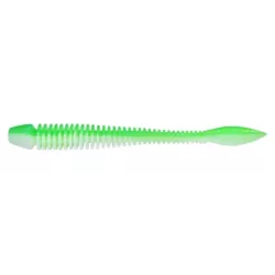 1609965 Gumy Berkley PowerBait Flail 9cm - SPRING GREEN / WHITE