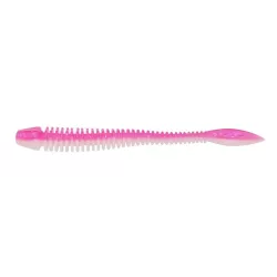 1609967Gumy Berkley PowerBait Flail 9cm - PINK / WHITE