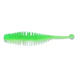 1594945 Gumy Berkley PowerBait Naiad 5cm - SPRING GREEN / WHITE