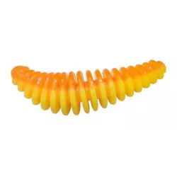 1594932 Gumy Berkley PowerBait Pupa 4.5cm - FLUO ORANGE / SUNSHINE YELLOW