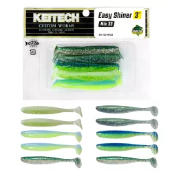 Zestaw gum Keitech Easy Shiner 3'' 7.6cm - MIX 33