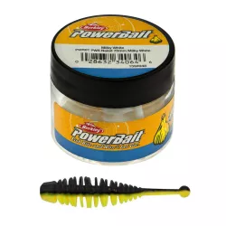 1594949 Gumy Berkley PowerBait Naiad 7cm - BLACK / SUNSHINE YELLOW