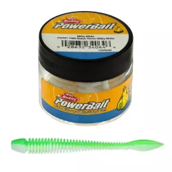 1609959 Gumy Berkley PowerBait Flail 7cm - SPRING GREEN / WHITE