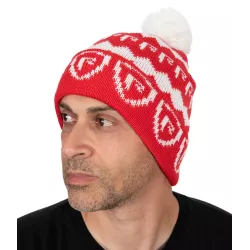 Czapka zimowa Fox Rage Red & White Bobble Hat NHH020