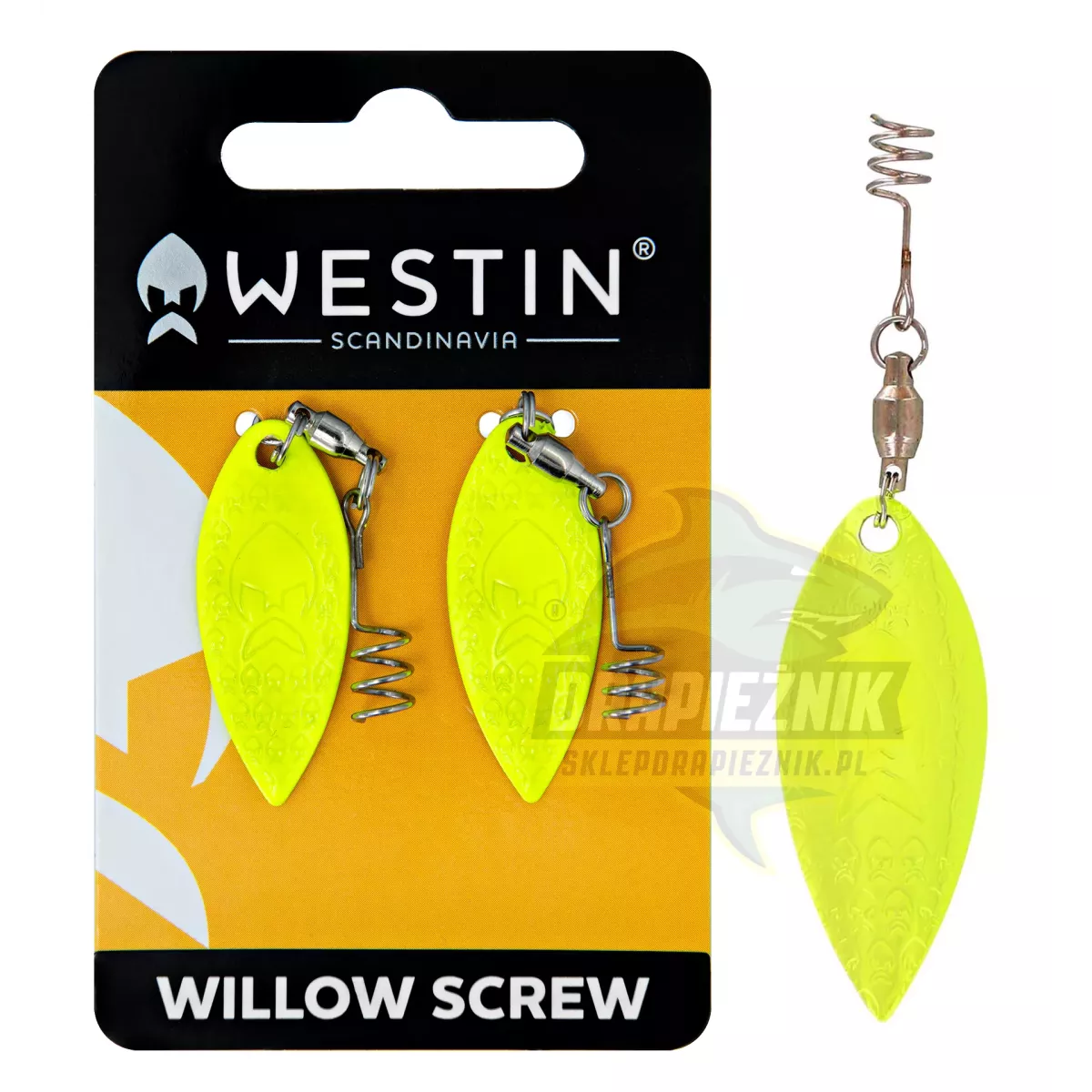 Paletki Westin Add-It Willow Screw - CHARTREUSE YELLOW