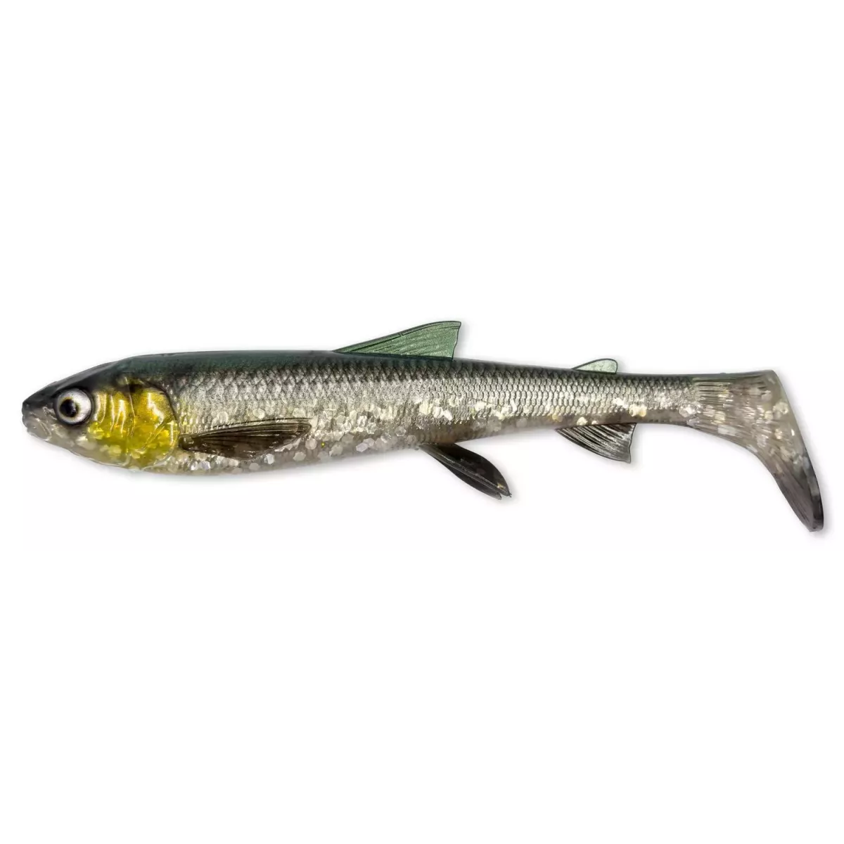 1610790 Guma Savage Gear 3D Whitefish Shad 27cm - GREEN SILVER