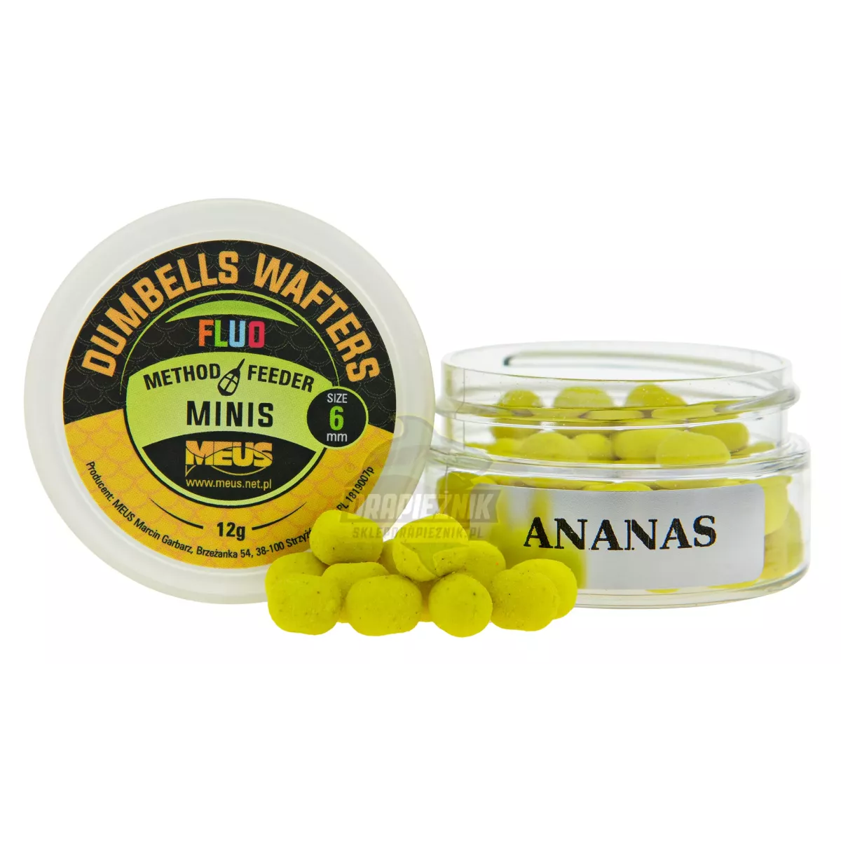 Waftersy MEUS Dumbells Wafters Fluo 6mm - Ananas