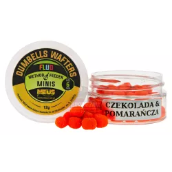 Waftersy MEUS Dumbells Wafters Fluo 6mm - Czekolada & Pomarańcza