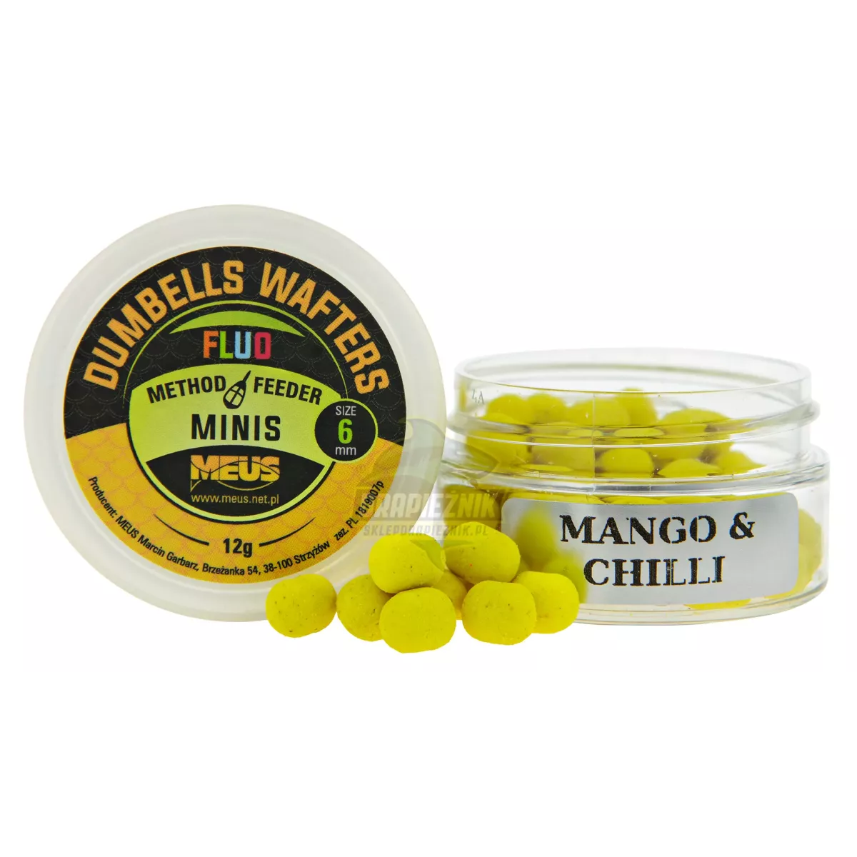 Waftersy MEUS Dumbells Wafters Fluo 6mm - Mango & Chilli