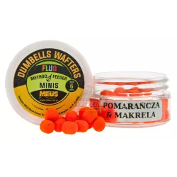 Waftersy MEUS Dumbells Wafters Fluo 6mm - Pomarańcza & Makrela