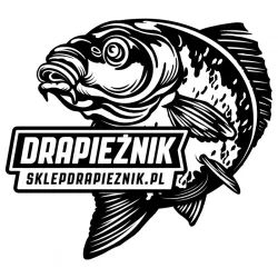 Naklejka wędkarska - CZARNA / KARP
