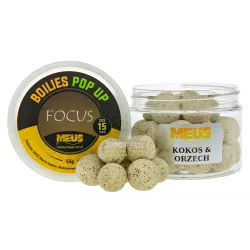 Kulki MEUS Focus POP-UP na włos 15mm - Kokos & Orzech
