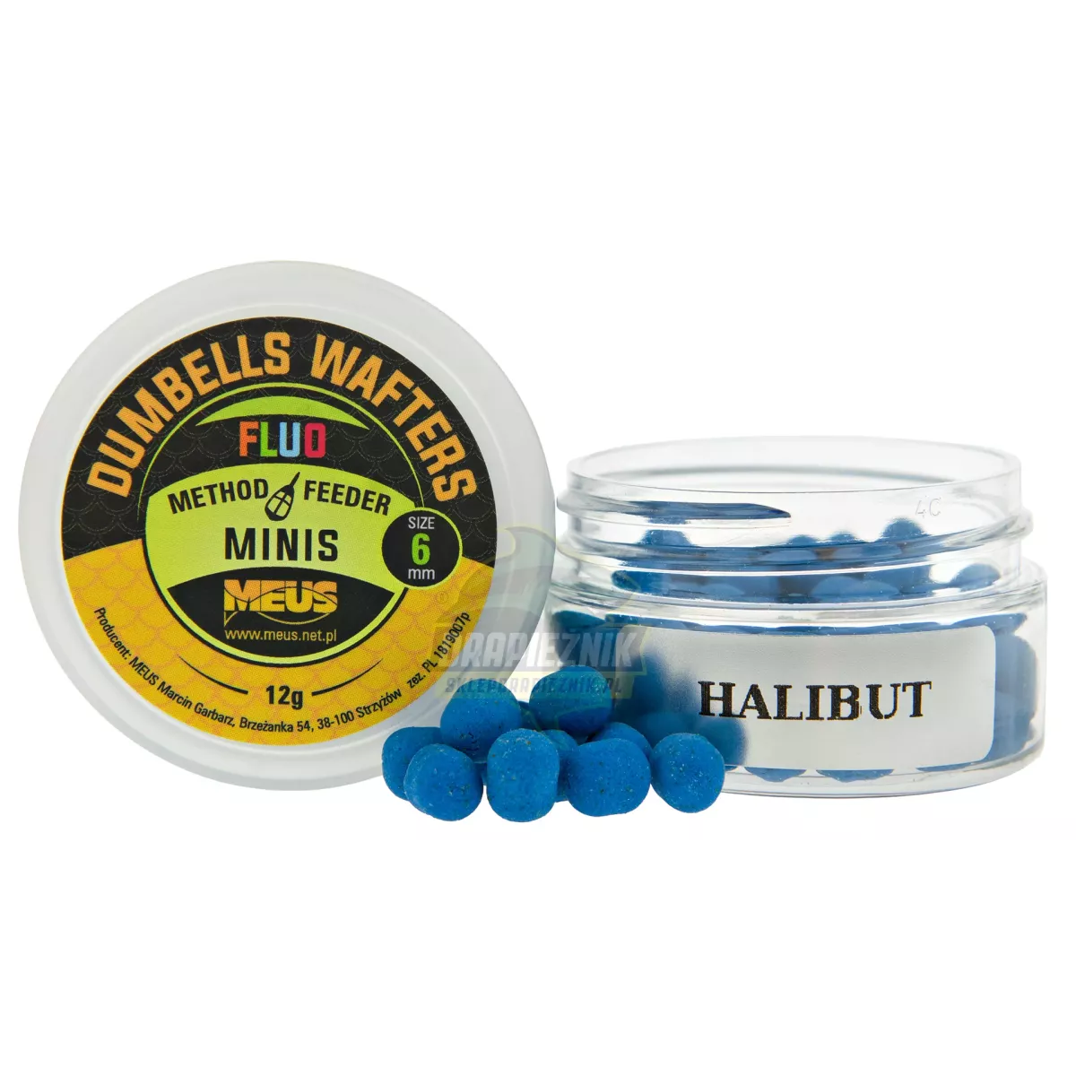 Waftersy MEUS Dumbells Wafters Fluo 6mm - Halibut