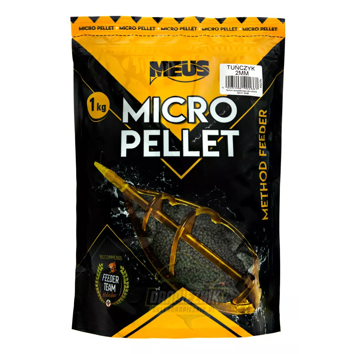Pellet MEUS Durus Micropellet 1kg 2mm - Tuńczyk