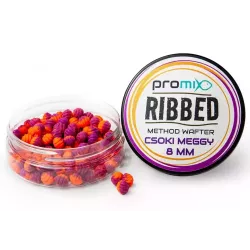 Przynęty Promix RIBBED Method Wafter 8mm - Csoki Meggy // Czekolada Wiśnia