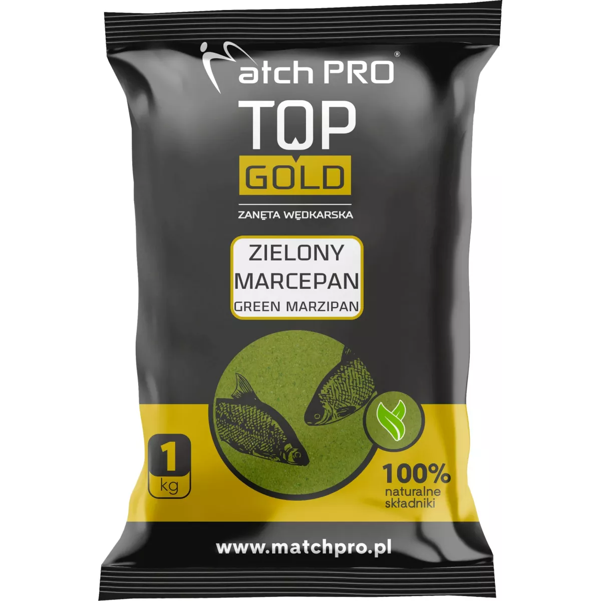 Zanęta MatchPro Top Gold 1kg - ZIELONY MARCEPAN