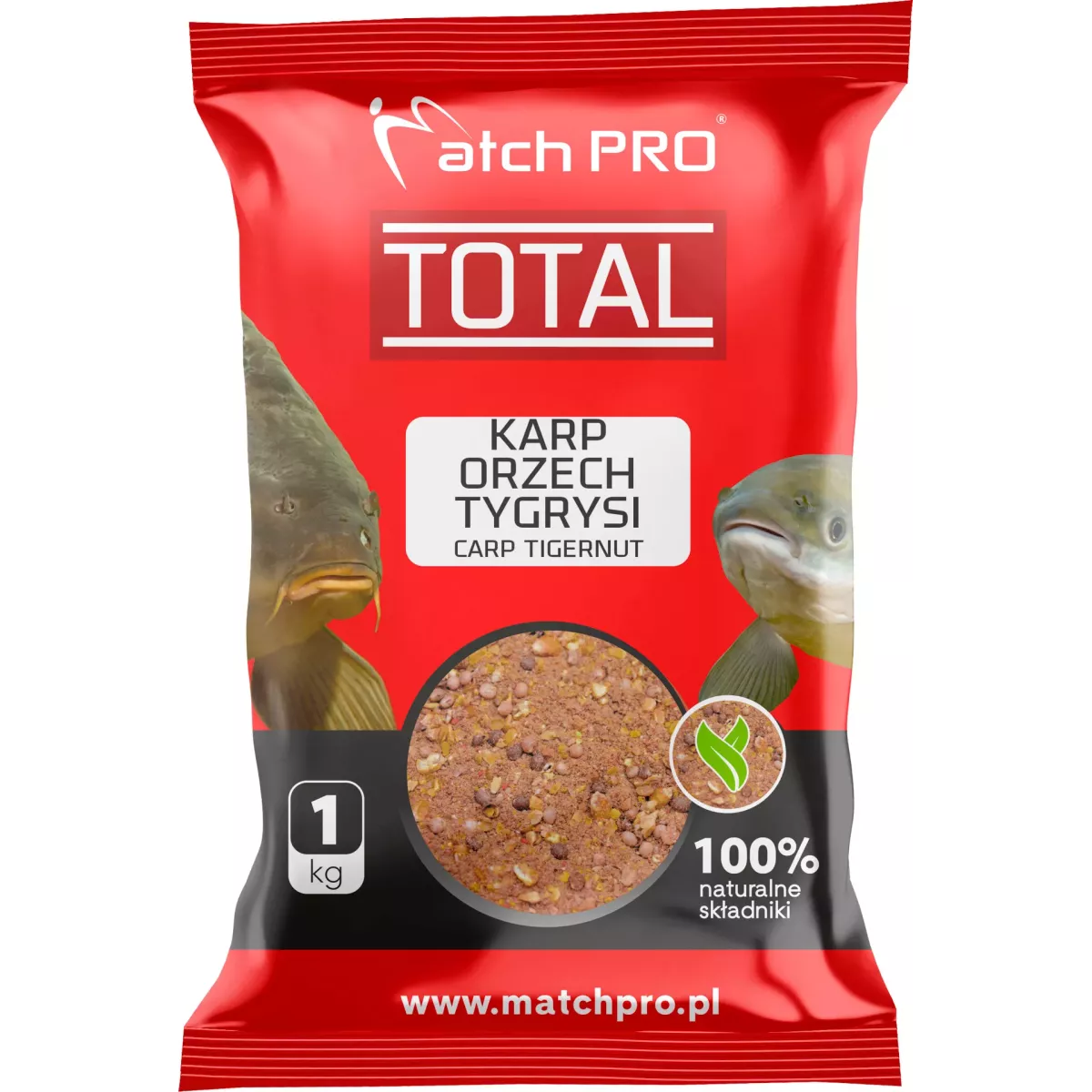 Zanęta MatchPro Total 1kg - KARP ORZECH TYGRYSI
