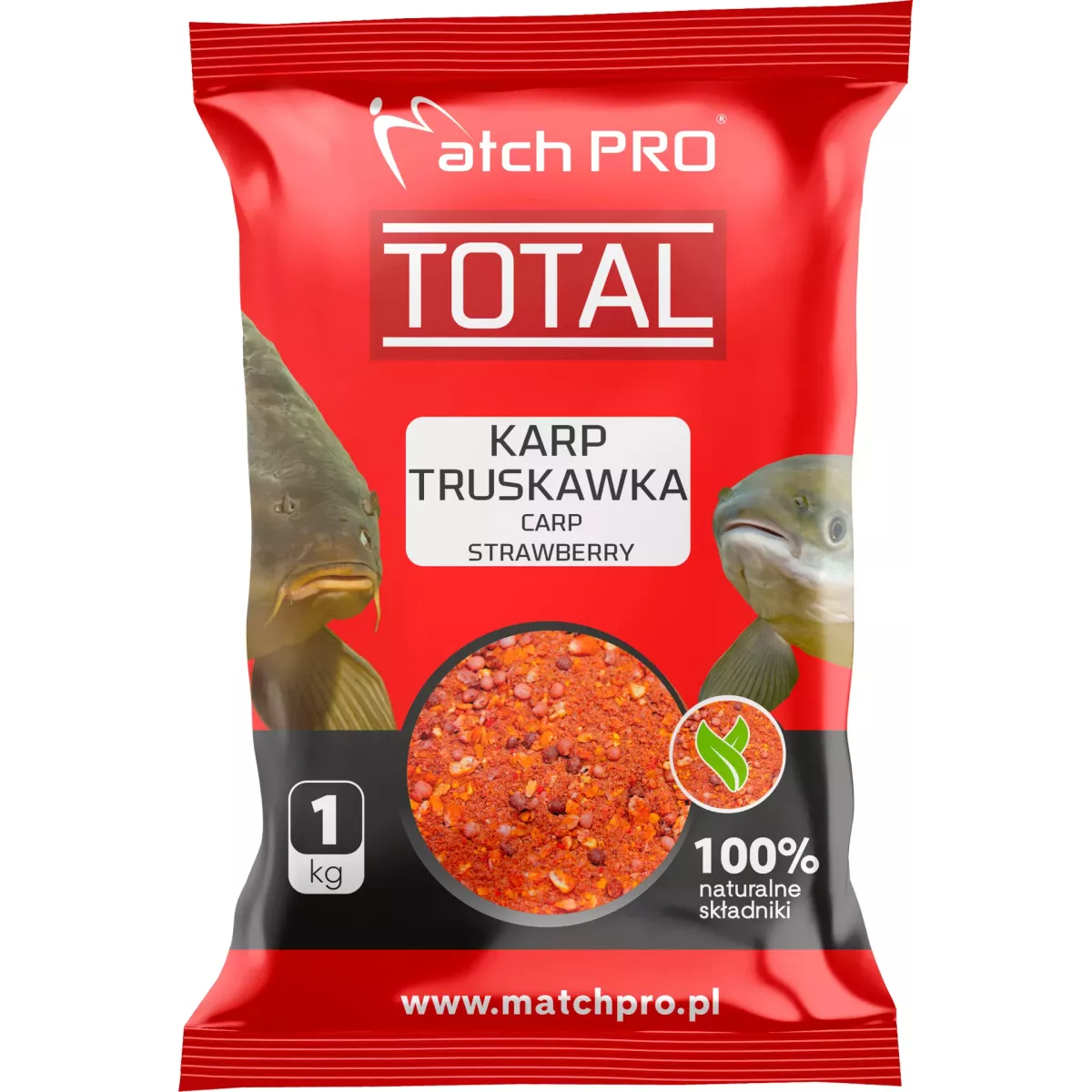 Zanęta MatchPro Total 1kg - KARP TRUSKAWKA