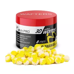 Przynęty MatchPro 3D WORMS Wafters 8mm - DUO ANANAS
