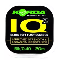 Materiał przyponowy Korda IQ EXTRA SOFT Fluorocarbon 20m - 20lb