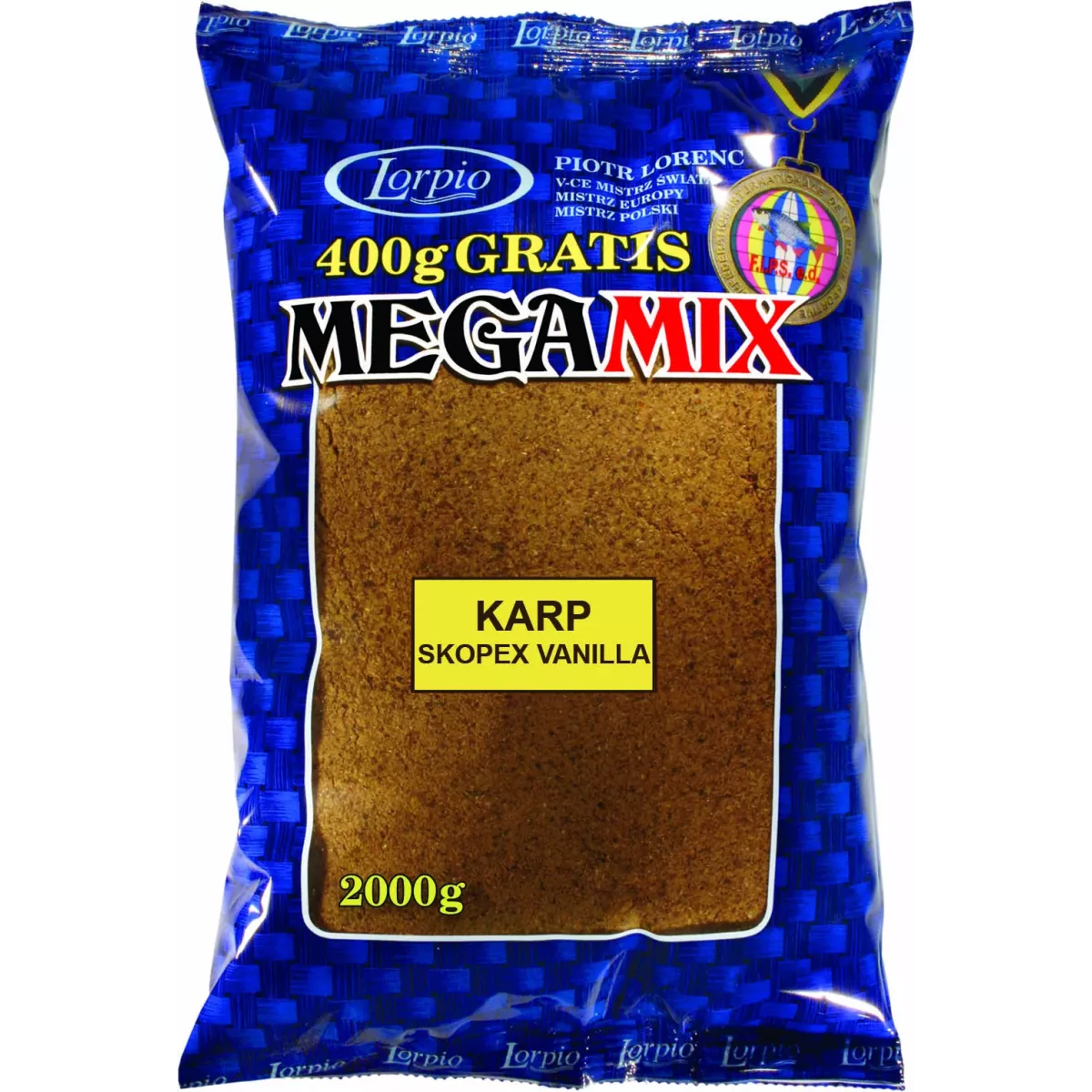 ZA-LO083 Zanęta Lorpio Mega Mix 2kg - KARP Skopex Vanilla