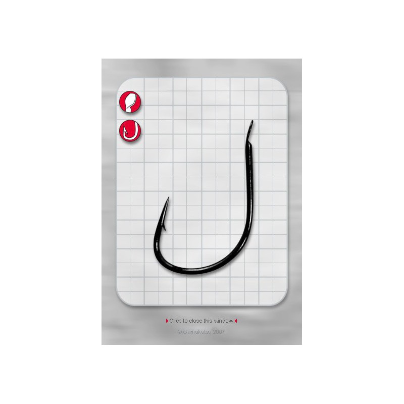 Haczyki Gamakatsu 2030S niebieskie - hak 12