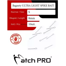 905885 Igły do przynęt MatchPro Ultra Light Spike Bait - S / 8mm