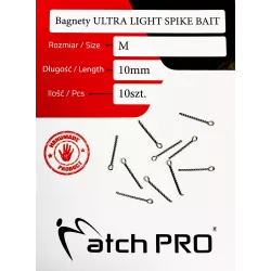 905886 Igły do przynęt MatchPro Ultra Light Spike Bait - M / 10mm