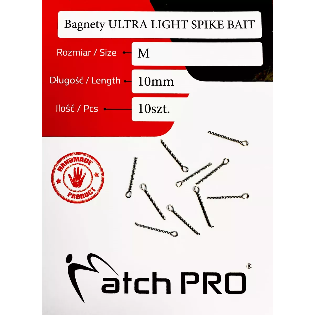 905886 Igły do przynęt MatchPro Ultra Light Spike Bait - M / 10mm