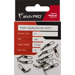 Krętliki z agrafką MatchPro Rolling Safety