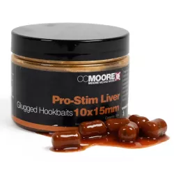 90706 Przynęty CC Moore Glugged Hookbaits 10x15mm - Pro-Stim Liver