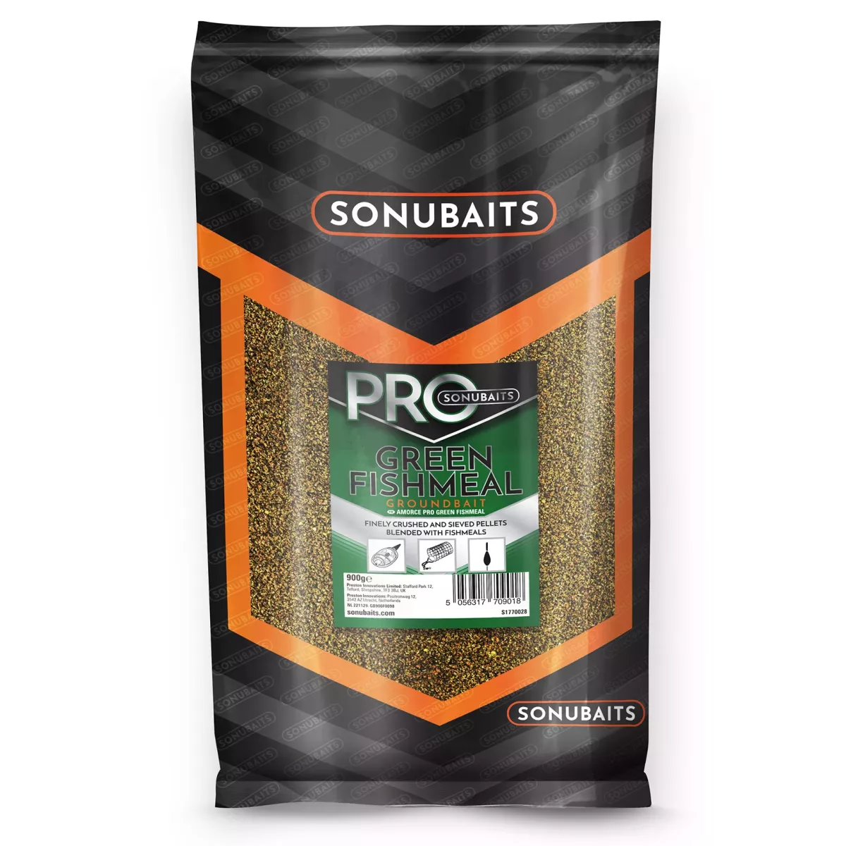 Zanęta Sonubaits Pro Groundbait 900g - Green Fishmeal