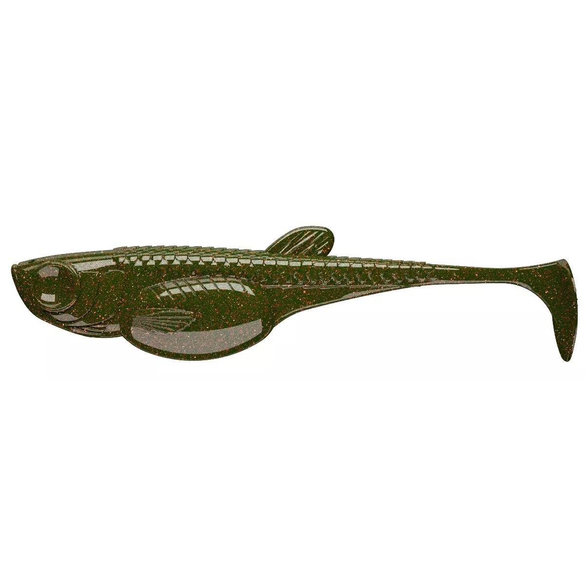 Libra Lures Embrion Shad 2'' 5cm - 032 / MOTOR OIL GREEN