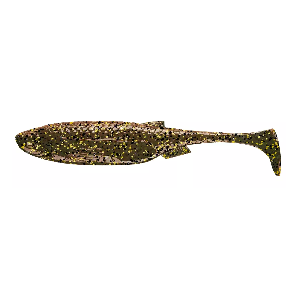 Libra Lures Kraken Shad 2'' 5cm - 033 / MOTOR OIL BROWN