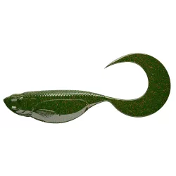 Libra Lures Embrion Twist Tail 1.75'' 4.5cm - 032 / MOTOR OIL GREEN