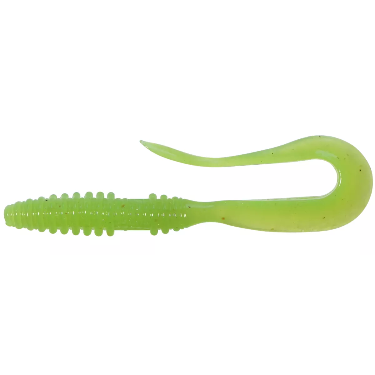 Keitech Mad Wag Mini 2.5'' 6.4cm - 026S Clear Chartreuse Glow