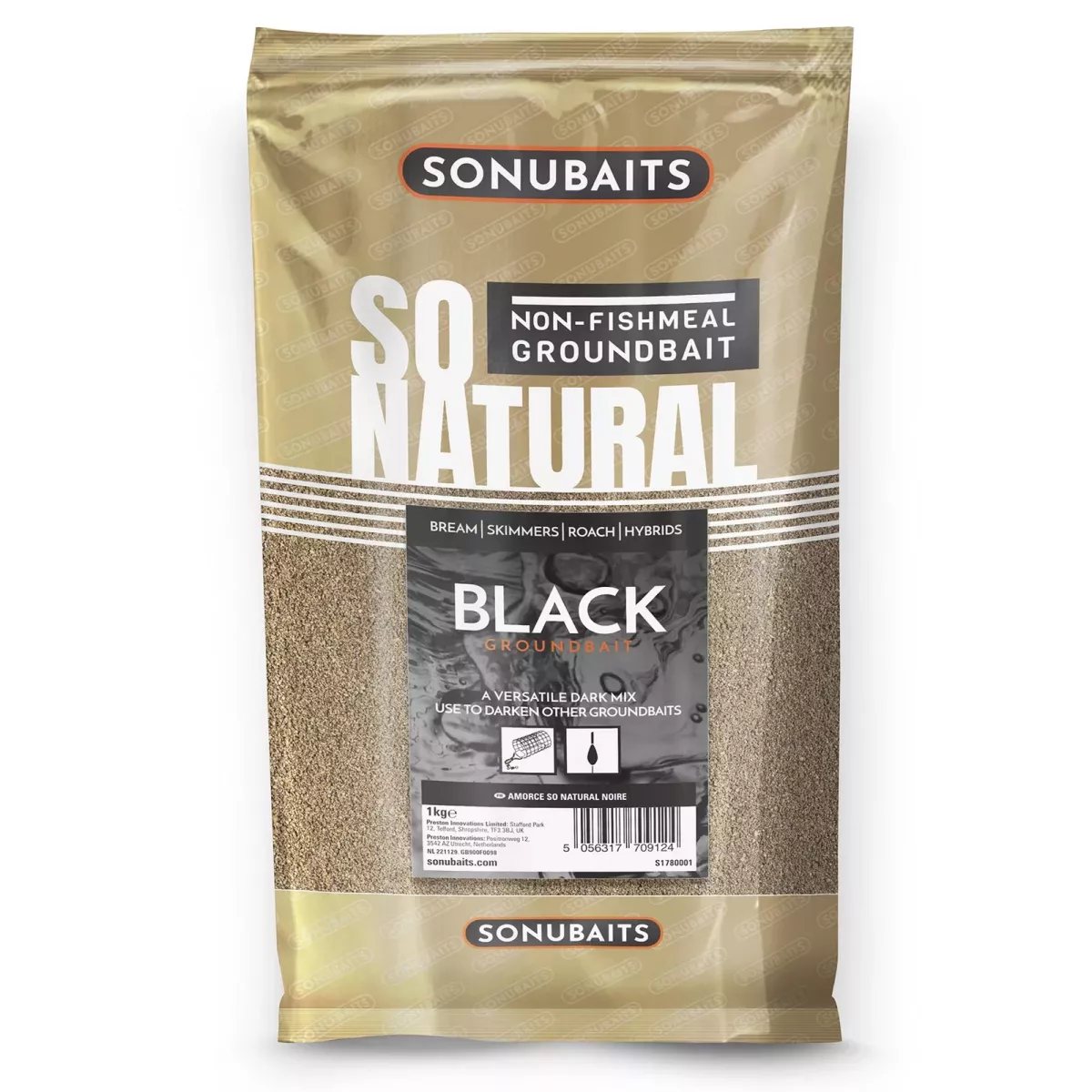 Zanęta Sonubaits So Natural 1kg - BLACK