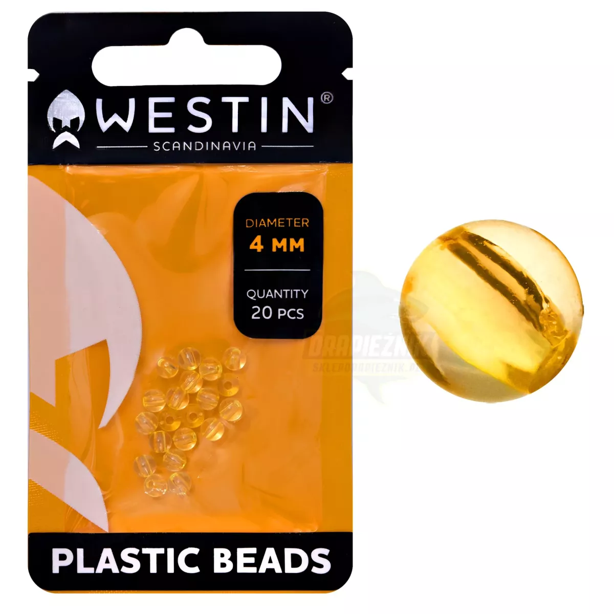 Koraliki Westin Plastic Beads - GOLD / 4mm