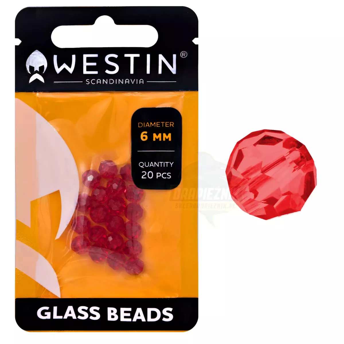 Koraliki Westin Glass Beads - UV FLUO / 4mm