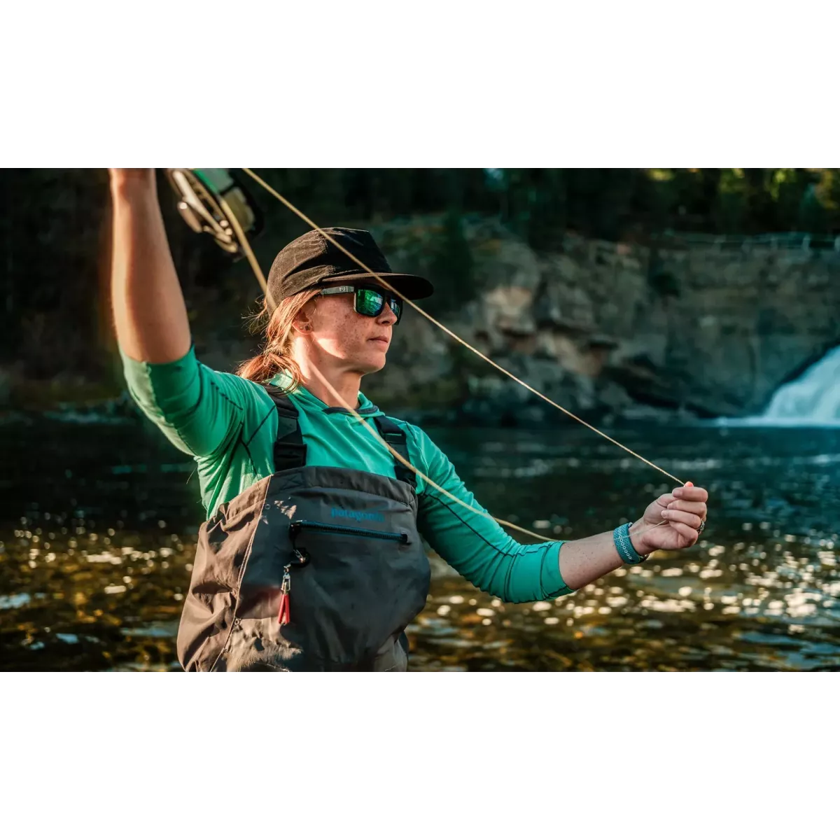 Okulary Wiley X Captivate - FOUNDER Polaraized Green Mirror AC6FND07