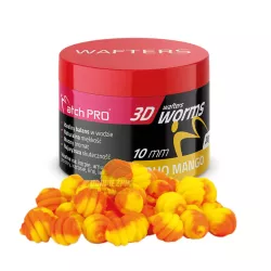 Przynęty MatchPro 3D WORMS Wafters 10mm - DUO MANGO