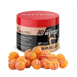 Przynęty MatchPro 3D WORMS Wafters 10mm - DUO PELLET