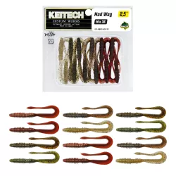 Zestaw gum Keitech Mad Wag Mini 2.5'' 6.4cm - MIX 36