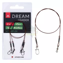 Przypony Mikado Dream Leader 1x7 Surflon - 25cm/9kg