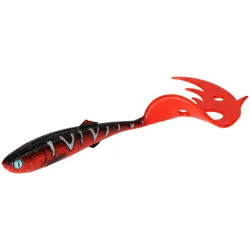 PMSCT-24-RT Guma Mikado Sicario Pike Tail 24cm 1 szt. - RT / Red Tiger