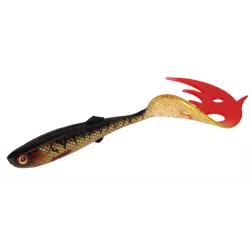 PMSCT-24-SB Guma Mikado Sicario Pike Tail 24cm 1 szt. - SB / Spotted Bullhead