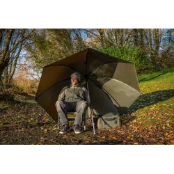 K0370007 Parasol Korum Progress Graphite Brolly 50"