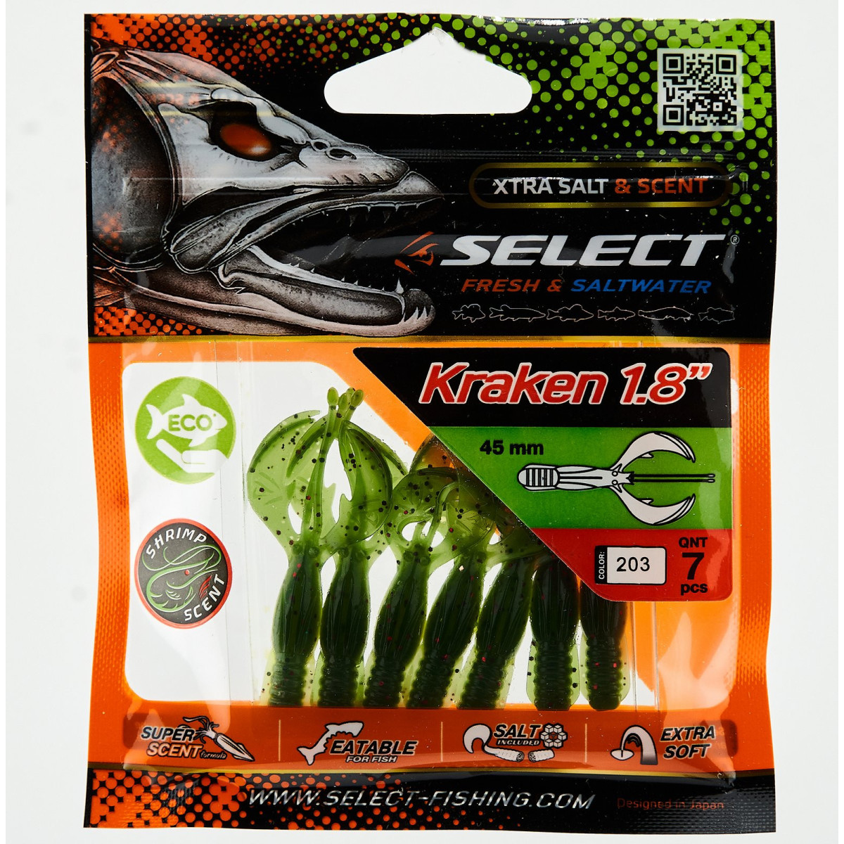 Gumy Select Kraken 1.8" - kolor 203
