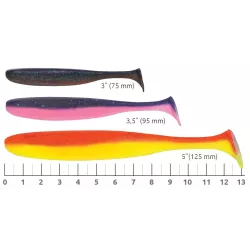 Gumy Select Easy Shad - rozmiary